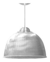 Kit Utron 3 Pendente Prismático Lustre Transparente 40cm