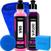 Kit V 80 e V Floc Vonixx Shampoo Concentrado Brilho e Proteção