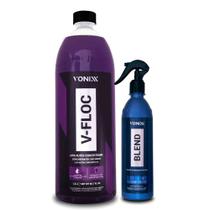 Kit V-Floc 1,5L + Cera de Carnauba Blend Spray 500ml Vonixx