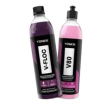 Kit V-Floc 500ml + V80 Selante Sintético 500ml Vonixx Original