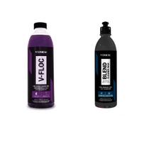 Kit V-Floc Lava Autos Super Concentrado 500ml + Blend Clear Wax Black 500ml