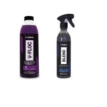 Kit V-Floc Lava Autos Super Concentrado 500ml + Blend Spray Black 500ml