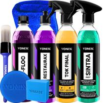Kit V Floc Restaurax Tok Final e Sintra Limpeza Bactericida Brilho e Proteção