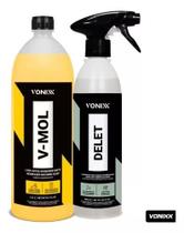 Kit v-mol 1,5l + delet 500ml lavar carro moto shampoo vonixx Kit v-mol 1,5l + delet 500ml lavar carro moto shampoo vonixx