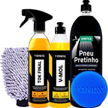Kit V-Mol Shampoo Automotivo Desincrutante Tok Final Pretinho - Vintex