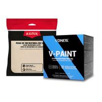 Kit V-paint Vonixx 20ml Pano Microfibra Suede 200gsm Razux