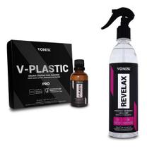 Kit V-plastic Coating Vitrificador E Revelax Vonixx Carros