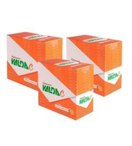 Kit Valda C Sabor Laranja Mentolada Com 3 Caixas Com 10 Latas De 50g Cada