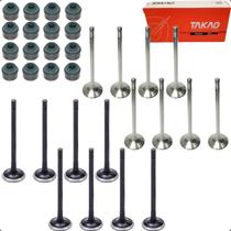 Kit Valvula Admissão Escape + Retentores A3 A4 A5 Q3 Fusca Jetta Passat Tiguan 1.8 2.0 16v TFSI TSI