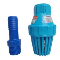 Kit Válvula de Captação De Água Azul PVC + Espigão Polietileno Azul 3/4 de polegada Londribor Kit Válvula de Captação De Água Azul PVC + Espigão Polietileno Azul 3/4 de polegada Londribor