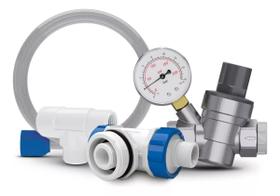 Kit Válvula Duchão + Válvula Redutora De Pressão Blukit