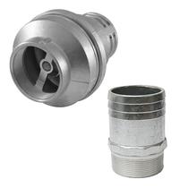 Kit Válvula para Poço de 2.1/2" com Mola + Conexão Espigão 2.1/2" em Alumínio - Gabitec