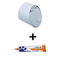 Kit Válvula Retenção Anti-Rato Para Canos 2'' + Adesivo 17G