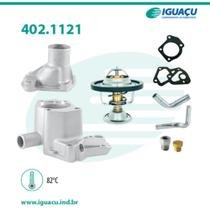 Kit válvula termostática Carcaça Fiat Fiorino 1994 a 1996