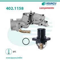 Kit válvula termostática Carcaça Peugeot 206 2004 a 2009