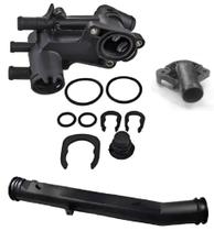 KIT VALVULA TERMOSTATICA FOX POLO 02/ GOl VOY G5/G6 COMPLETA PLASTICO SEM SENSOR SEM VALVULA DFB1691A KIT VALVULA TERMOSTATICA FOX POLO 02/ GOl VOY G5/G6 COMPLETA PLASTICO SEM SENSOR SEM VALVULA DFB1691A