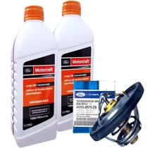 Kit Válvula Termostática Original New Fiesta Ka Ecosport Focus Motores Sigma 1.5 1.6 + 2 Aditivo Con Kit Válvula Termostática Original New Fiesta Ka Ecosport Focus Motores Sigma 1.5 1.6 + 2 Aditivo Con