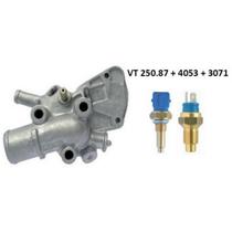 Kit Válvula termostática + Plug Temperatura Palio EL, ED e EDX 1996 e 1997 sem ar - MTE