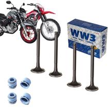 Kit Válvulas Admissão Escape Retentores Honda CB 250 Twister 16-22 Crf 250f 19~