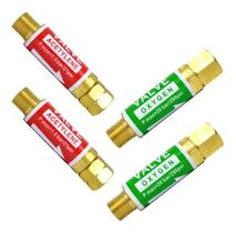 Kit Válvulas Corta Chama - 1 MO + 1 MG + 1 RO + 1RG