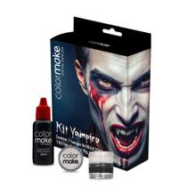Kit Vampiro Color Make Efeitos especiais - Colormake Kit Vampiro Color Make Efeitos especiais - Colormake