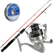 Kit Vara 1,80m Molinete Arena 2000 Marine Sports Linha Kit Vara 1,80m Molinete Arena 2000 Marine Sports Linha