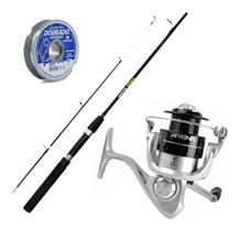 Kit Vara 1,80m + Molinete Arena 2000 Marine Sports + Linha Kit Vara 1,80m + Molinete Arena 2000 Marine Sports + Linha