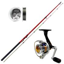 Kit Vara JP Ultra Light Graphite + Molinete Canario 100 1Rol.