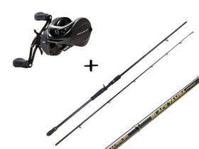 Kit Vara Maruri Black Tamba Pro 9'0" (2,70m) 30-60lb - 2 Partes + Carretilha Maruri Black Tamba BG