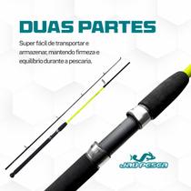 Kit Vara New Tamba Max 30-60lbs 2,70 + Molinete Frost 6000 - Jaú Pesca - Verde Neon Kit Vara New Tamba Max 30-60lbs 2,70 + Molinete Frost 6000 - Jaú Pesca - Verde Neon