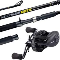 Kit Vara New TAMBA MAX 30-60lbs + Carretilha BlackTamba BT11