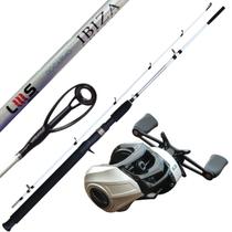 Kit Vara Pesca Carretilha 25lb 1,80m + Carretilha Voxxi Jogá Kit Vara Pesca Carretilha 25lb 1,80m + Carretilha Voxxi Jogá