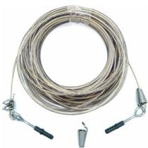 Kit varal aço revestido 4mm com 5 metros super resistente Kit varal aço revestido 4mm com 5 metros super resistente