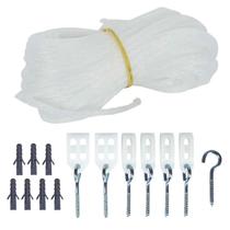 Kit Varal de Teto Completo Mor Em Nylon Com Roldanas E Ganchos