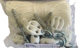 Kit varal teto completo - acessorios e corda
