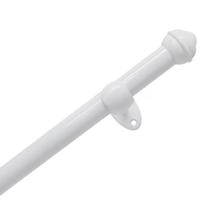 Kit Varão Bella Arte Pratiko Pro 19mmx3m com 3 Suportes em Aço Revestido Branco Kit Varão Bella Arte Pratiko Pro 19mmx3m com 3 Suportes em Aço Revestido Branco
