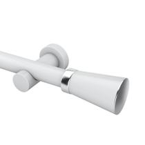 Kit Varão Completo Jade 28mm 2 Metros com Emenda Cor:Branco