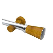 Kit Varão Completo Jade Nobre Plus 28mm 2 Metros com Emenda - Quarto ou Sala Kit Varão Completo Jade Nobre Plus 28mm 2 Metros com Emenda - Quarto ou Sala