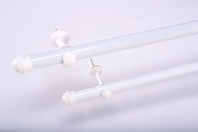 Kit Varão Completo Simples 2 Metros 19mm - Branco