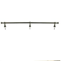 kit Varão de Cortina 19mm Para Cortina Janela de 2,00m Ouro Velho kit Varão de Cortina 19mm Para Cortina Janela de 2,00m Ouro Velho