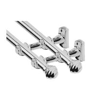 Kit Varão Duplo 1,50M 19/19Mm Completo Reibraz