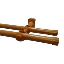 Kit varão duplo de aço 2 metros 28mm com pintura eletrostática Kit varão duplo de aço 2 metros 28mm com pintura eletrostática