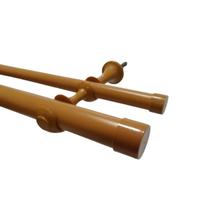 Kit varão duplo de aço 2 metros 28mm ecowood com pintura eletrostática Kit varão duplo de aço 2 metros 28mm ecowood com pintura eletrostática