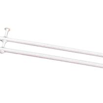 Kit Varão Duplo Para Cortina 2,00m Vilela Pintura Epóxi 100% Ferro - Branco Kit Varão Duplo Para Cortina 2,00m Vilela Pintura Epóxi 100% Ferro - Branco