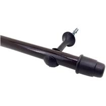 Kit Varão para Cortina Real Simples 19mm 3 Metros Imbuia 19121 47 Couselo Kit Varão para Cortina Real Simples 19mm 3 Metros Imbuia 19121 47 Couselo