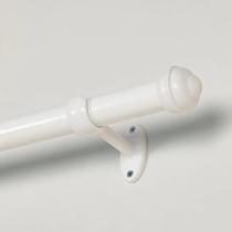 Kit Varão Para Cortinas 2.00 Metros 28mm Branco
