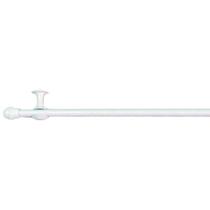 Kit Varão Simples Para Cortina 2,00m Vilela Metalizado 100% Ferro - Branco Kit Varão Simples Para Cortina 2,00m Vilela Metalizado 100% Ferro - Branco