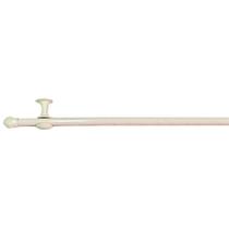 Kit Varão Simples Para Cortina 2,00m Vilela Metalizado 100% Ferro - Marfim Kit Varão Simples Para Cortina 2,00m Vilela Metalizado 100% Ferro - Marfim