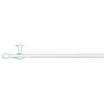 Kit Varão Simples para Cortina 3,00m Vilela Metalizado 100% Ferro - Branco Kit Varão Simples para Cortina 3,00m Vilela Metalizado 100% Ferro - Branco