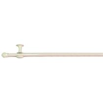 Kit Varão Simples para Cortina 3,00m Vilela Metalizado 100% Ferro - Marfim Kit Varão Simples para Cortina 3,00m Vilela Metalizado 100% Ferro - Marfim